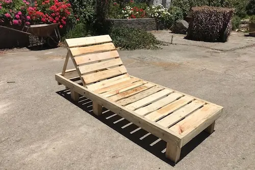 Reposera de terraza