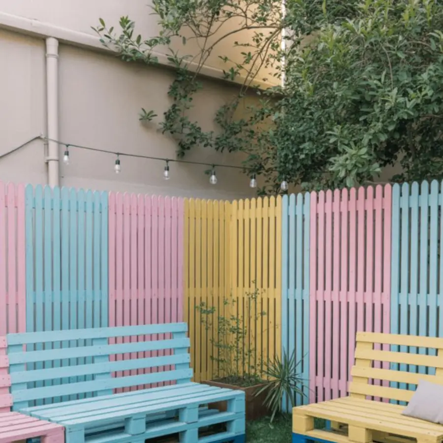Patio multicolor