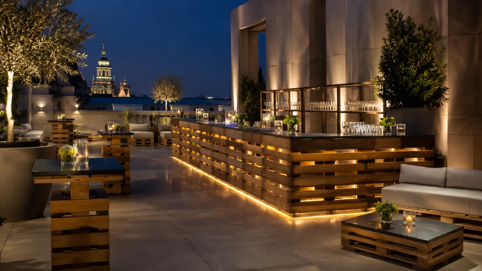 Barra y lounge para eventos
